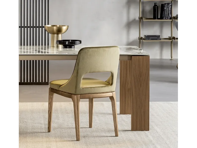 Sedia Maia in tessuto di Riflessi