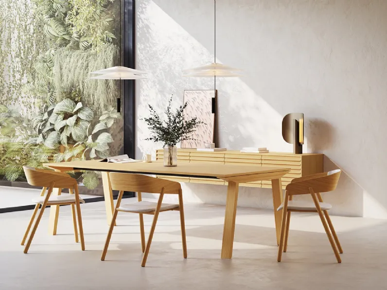 Sedia Mava Wood di Punt Mobles