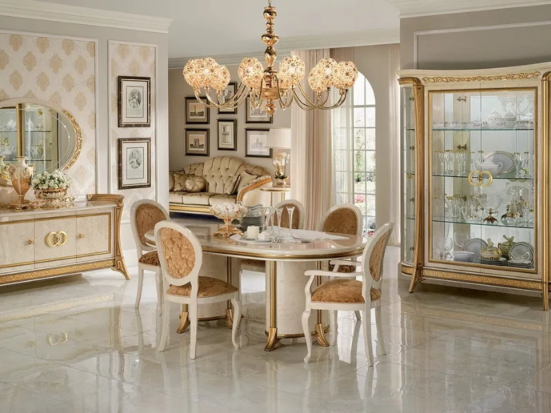 Sedia Melodia in tessuto imbottito di Arredoclassic