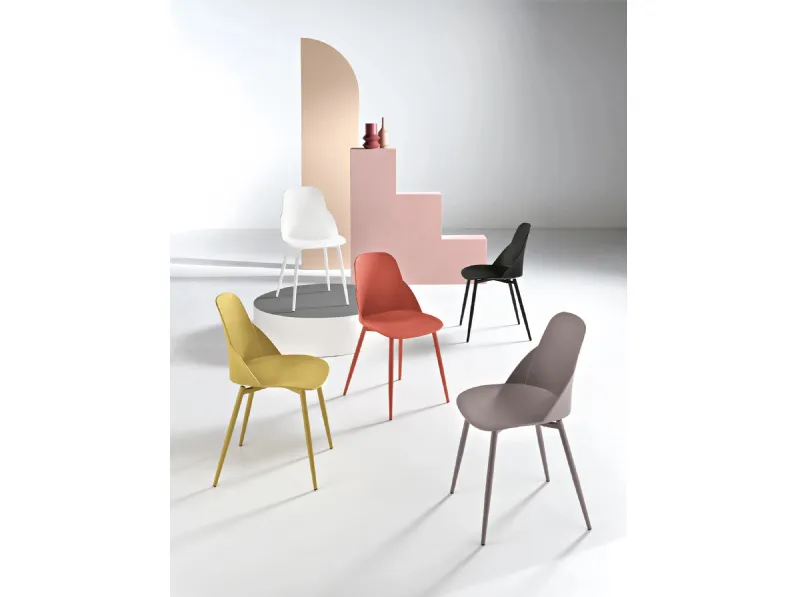 Sedia in polipropilene Mila di Ikone Casa