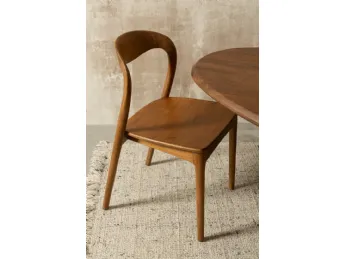 La sedia Miley di Bizzotto è un capolavoro in teak naturale.