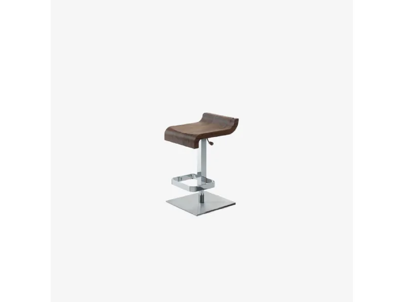 Sgabello Mirò in legno massello di Riva1920