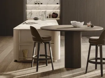 Sgabello Mollis di Molteni & C: eleganza su misura per ogni spazio.