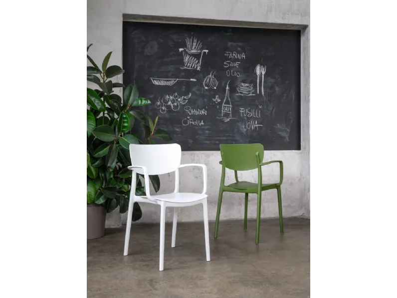 Sedia Molly S110B in polipropilene di Friulsedie