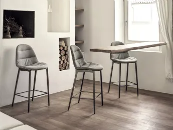 Mood Sgabello Rivestito