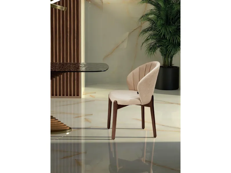 Sedia Mya in vellutino di Abitare Interior