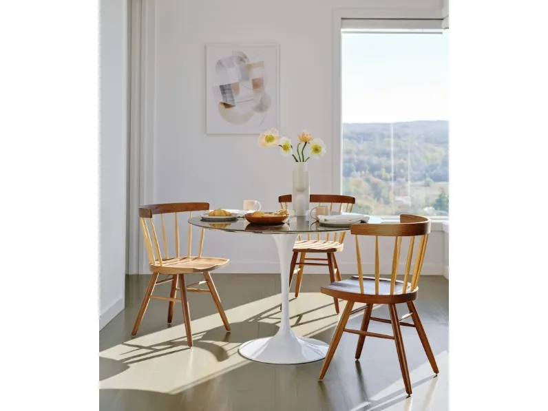 Sedia Nakashima Straight-Back di Knoll