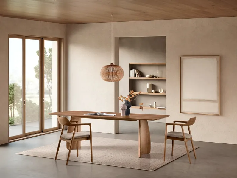 Sedia in legno di faggio Nara di Ikone Casa