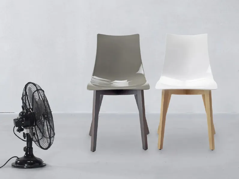 Sedia Natural Zebra Antishock di Scab Design