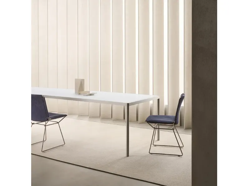 Sedia in tessuto Neil Denim Chair di MDF Italia