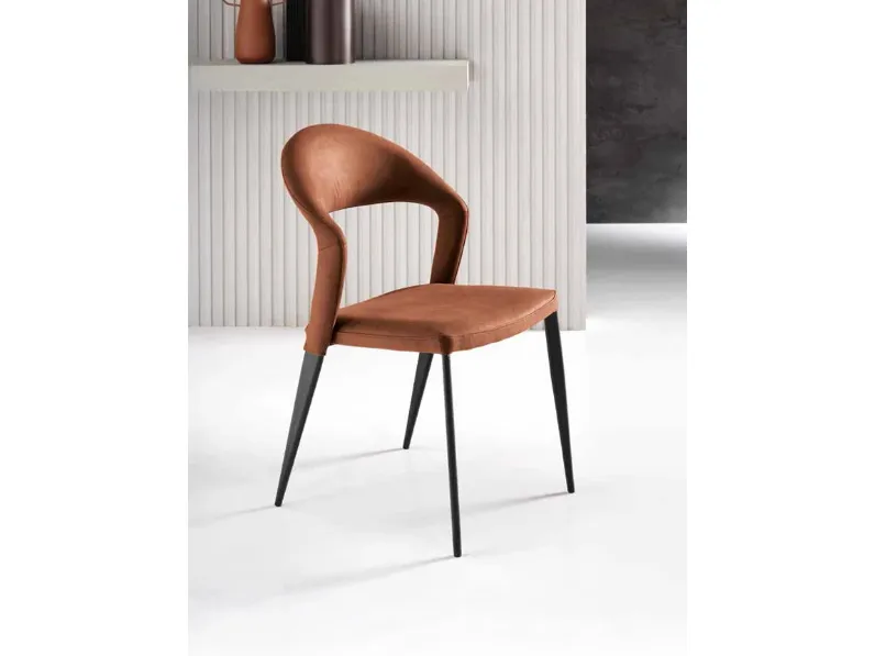 Sedia Nexia in ecopelle di Capodarte