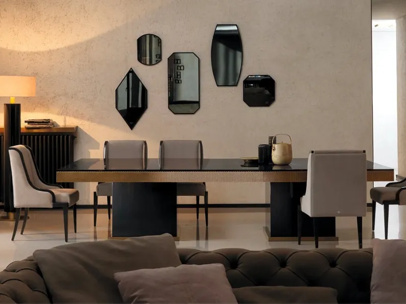 Sedia Nicole in pelle di Daytona Home