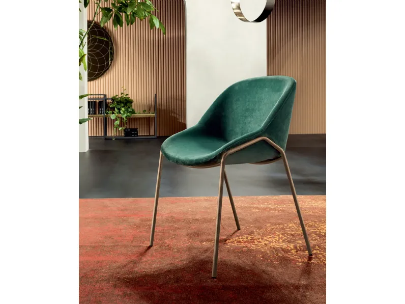 Sedia in tessuto Nova di Riflessi