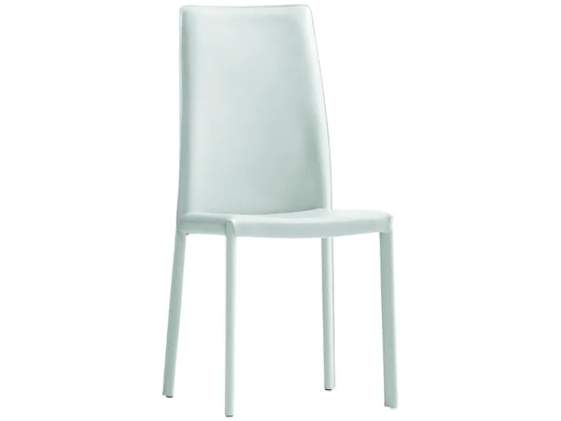 Sedia Nuvola rivestita in cuoio di Midj