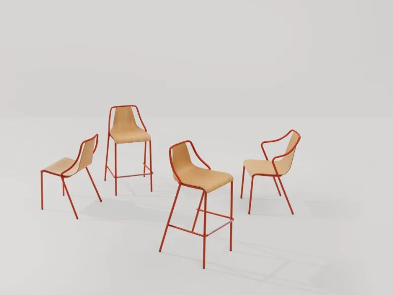 Sedia Ola P M LG di Midj