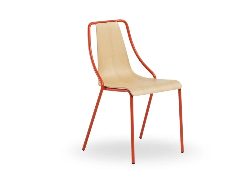 Sedia Ola Wood di Midj