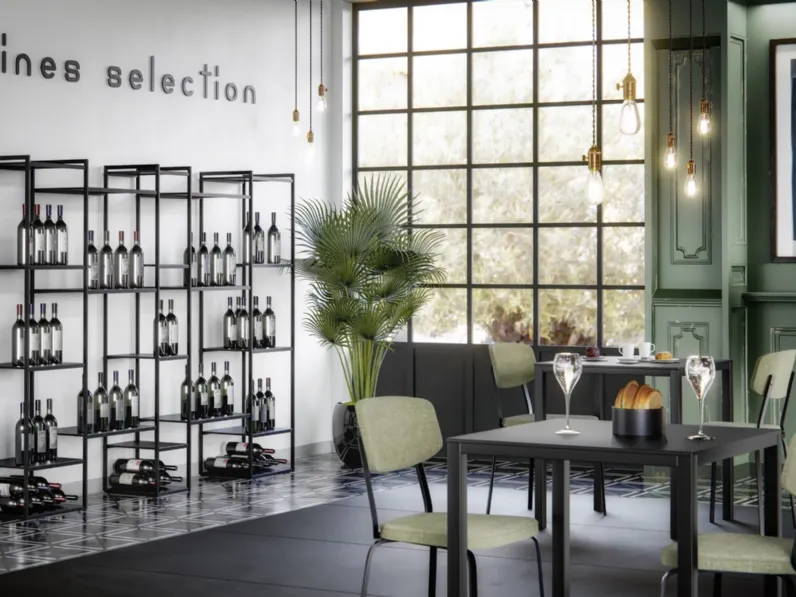 Sedia impilabile Onda di Ambiance Italia