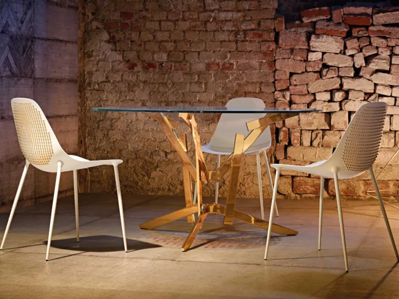 Sedia in metallo verniciato Mammamia Punk di Opinion Ciatti