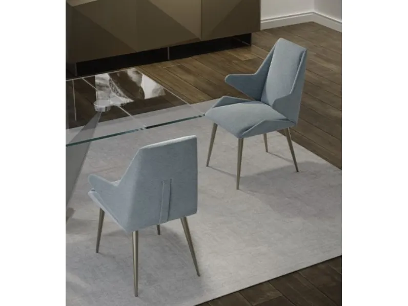 Sedia in tessuto Origami di Reflex