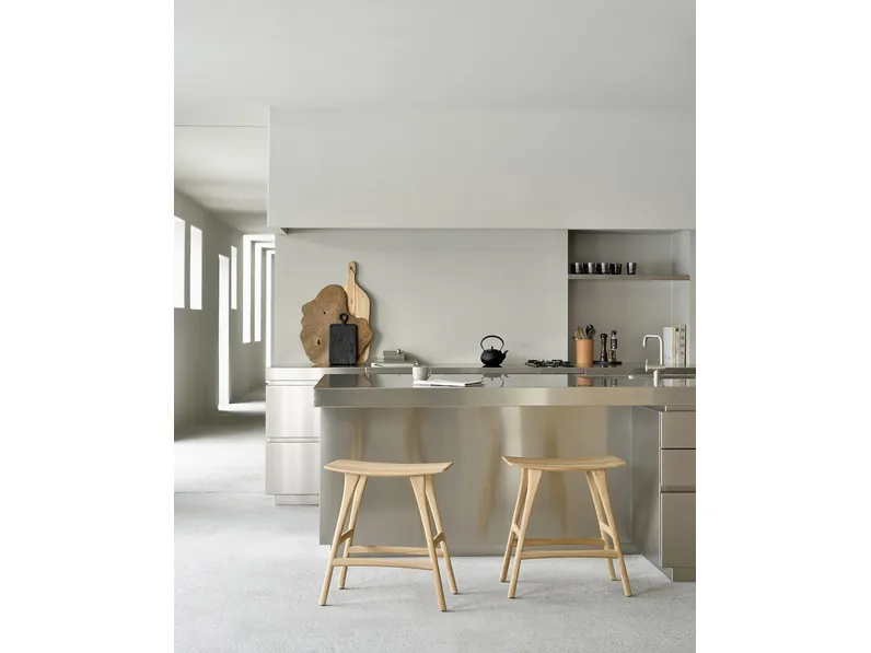 Sgabello in rovere Osso di Ethnicraft
