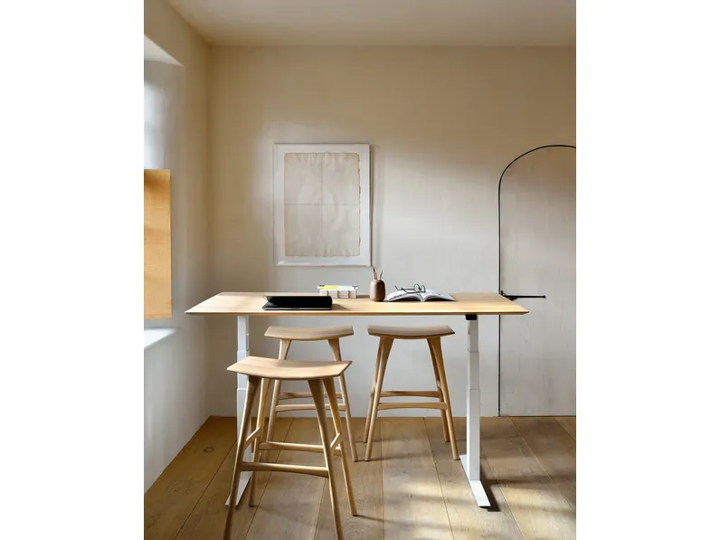 Sgabello in rovere Osso di Ethnicraft