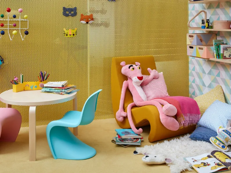 Sedia di design per bambini in polipropilene Panton Junior di Vitra