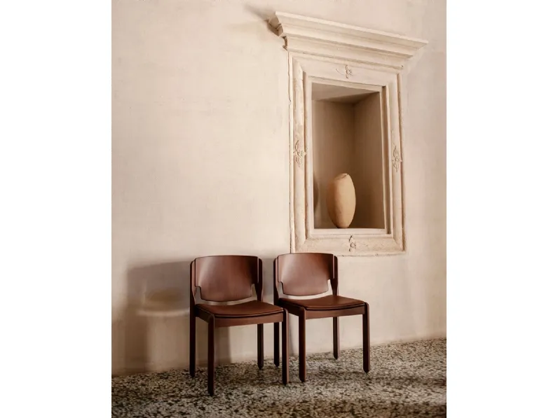 Sedia impilabile in legno Paola di Tacchini