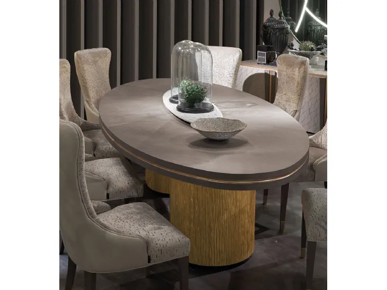 Sedia Mascari Plaza in ecopelle e tessuto di Valderamobili