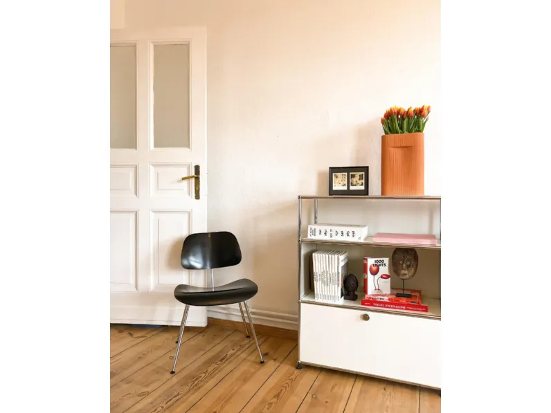 Sedia in legno e acciaio Plywood Group DCM di Vitra