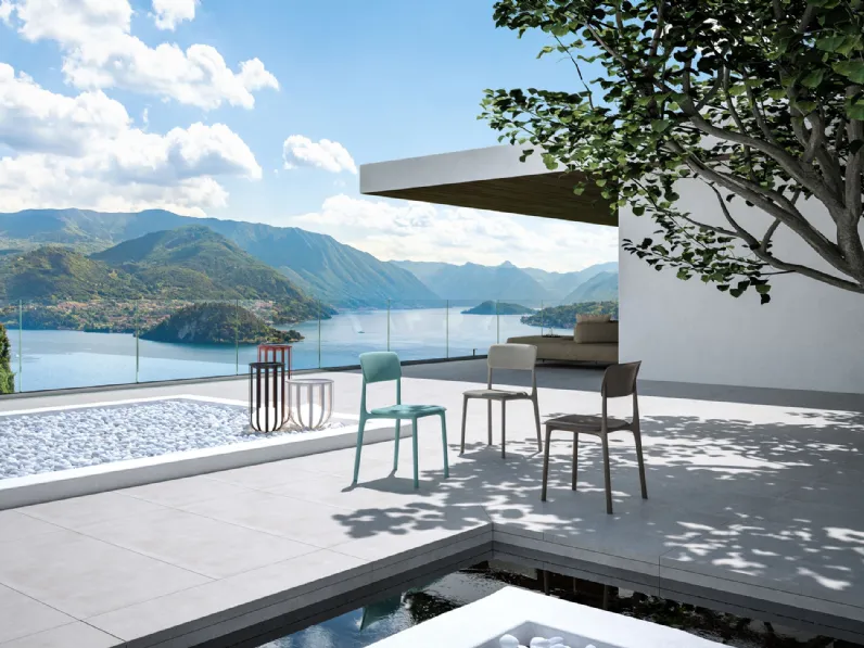 Sedia in polipropilene Quintaci di Easyline