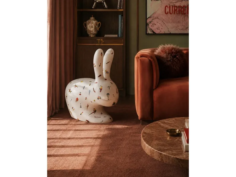 Sedia Rabbit Fiorucci di Qeeboo