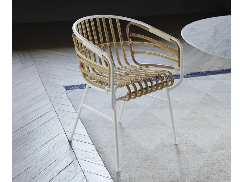Sedia Raphia Rattan di Horm