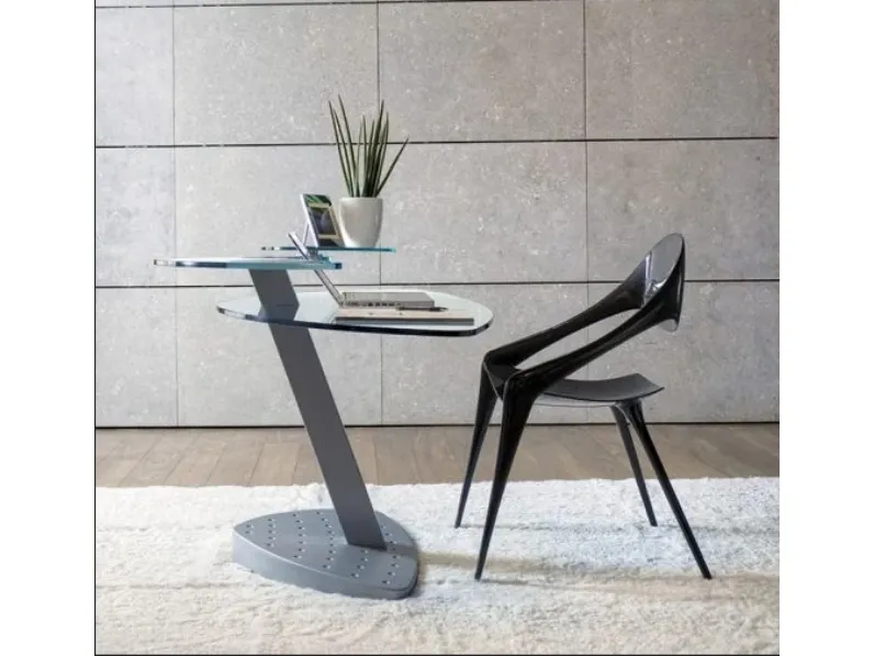 Sedia di design realizzata in fibra di carbonio Shell di Reflex