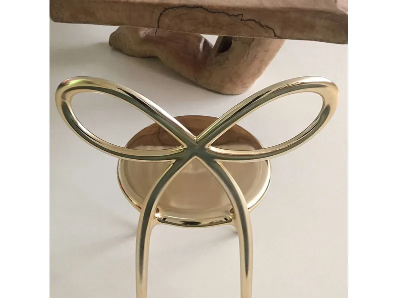 Sedia Ribbon Metal Finish di Qeeboo