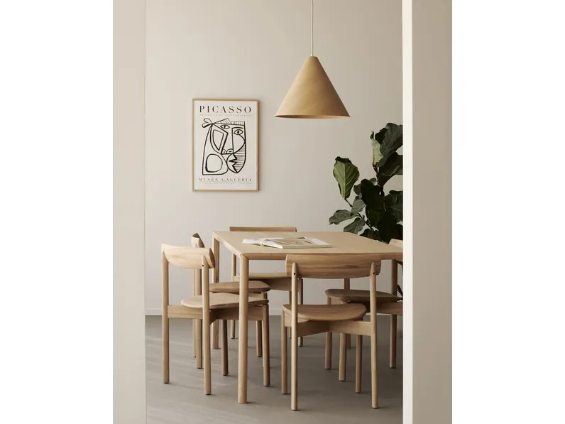 Sedia in rovere Risu di Ethnicraft