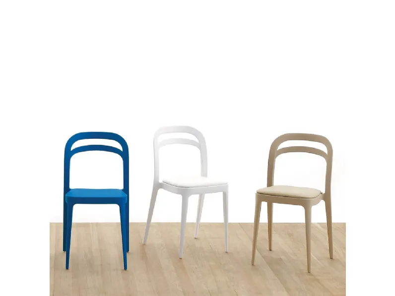 Sedia impilabile in polipropilene di Ponti Terenghi