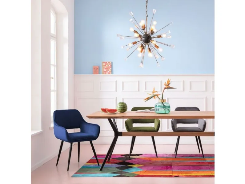 Sedia San Francisco in tessuto di Kare Design