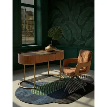 Sedia imbottita girevole Sandro di Kare Design