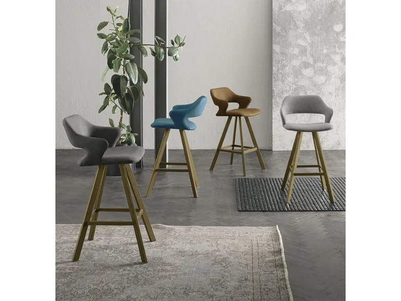 Sgabello regolabile in altezza Seattle di Target Point