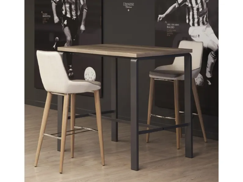 Sgabello in tessuto Baxi SGFW di Ambiance Italia