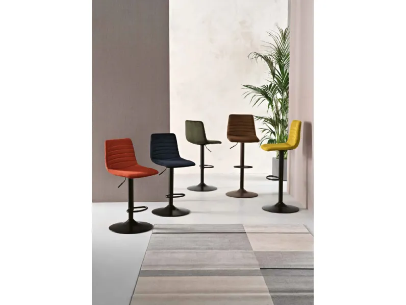 Sgabello Canneto in tessuto di Capodarte