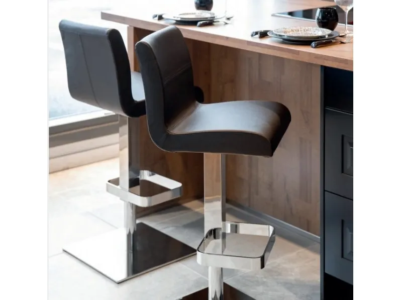 Sgabello con seduta girevole e regolabile Flexa SG di Ambiance Italia