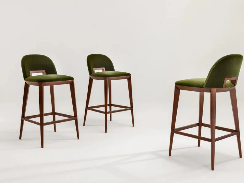 Sgabello in tessuto Margaret Stool di Laura Meroni