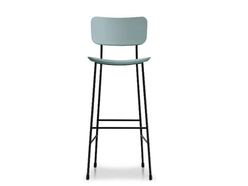 Sgabello in cuoio Master di Midj
