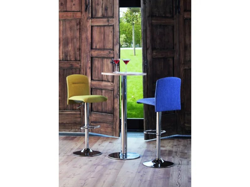 Sgabello con sedile girevole e regolabile Samba SG di Ambiance Italia