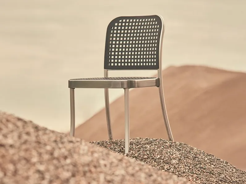 Sedia moderna Silver in polipropilene di De Padova