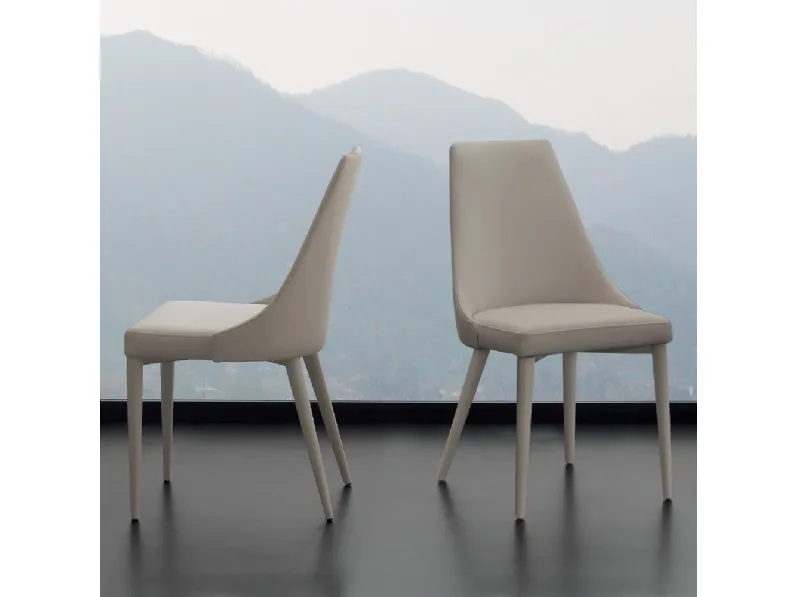 Sedia in ecopelle Sinfonia di La Seggiola