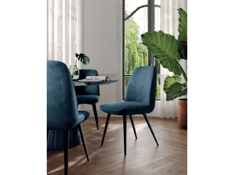 Sedia in nappa Sissi de Di Lazzaro