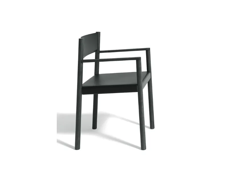 Sedia So in cuoio e frassino di De Padova