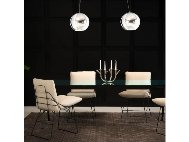 Sedia Sof Sof in tessuto di Driade